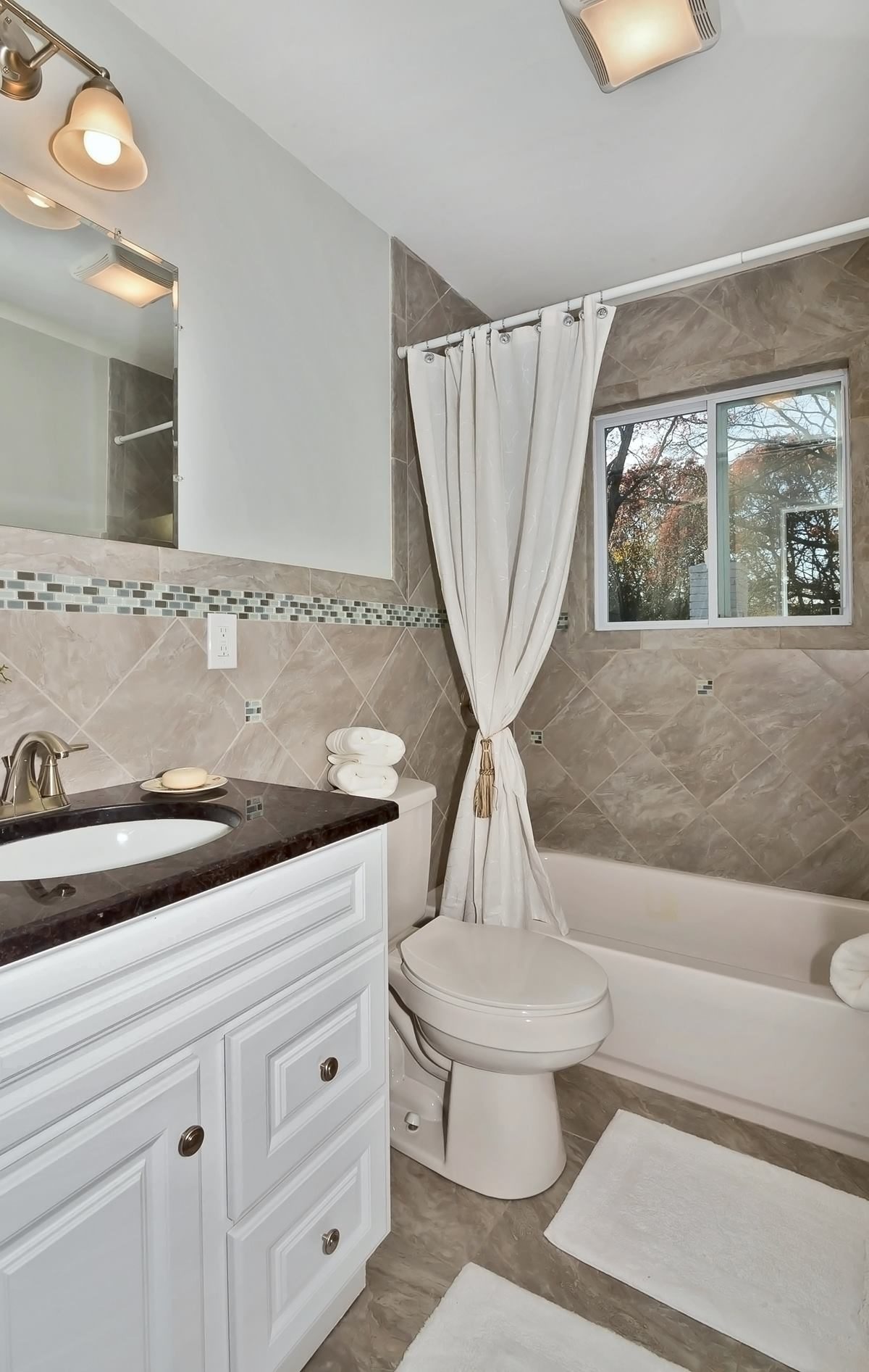 Elegant Tile Bathroom