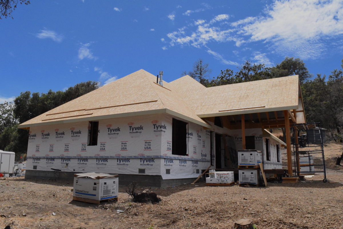 New CA Home Construction in Calistoga